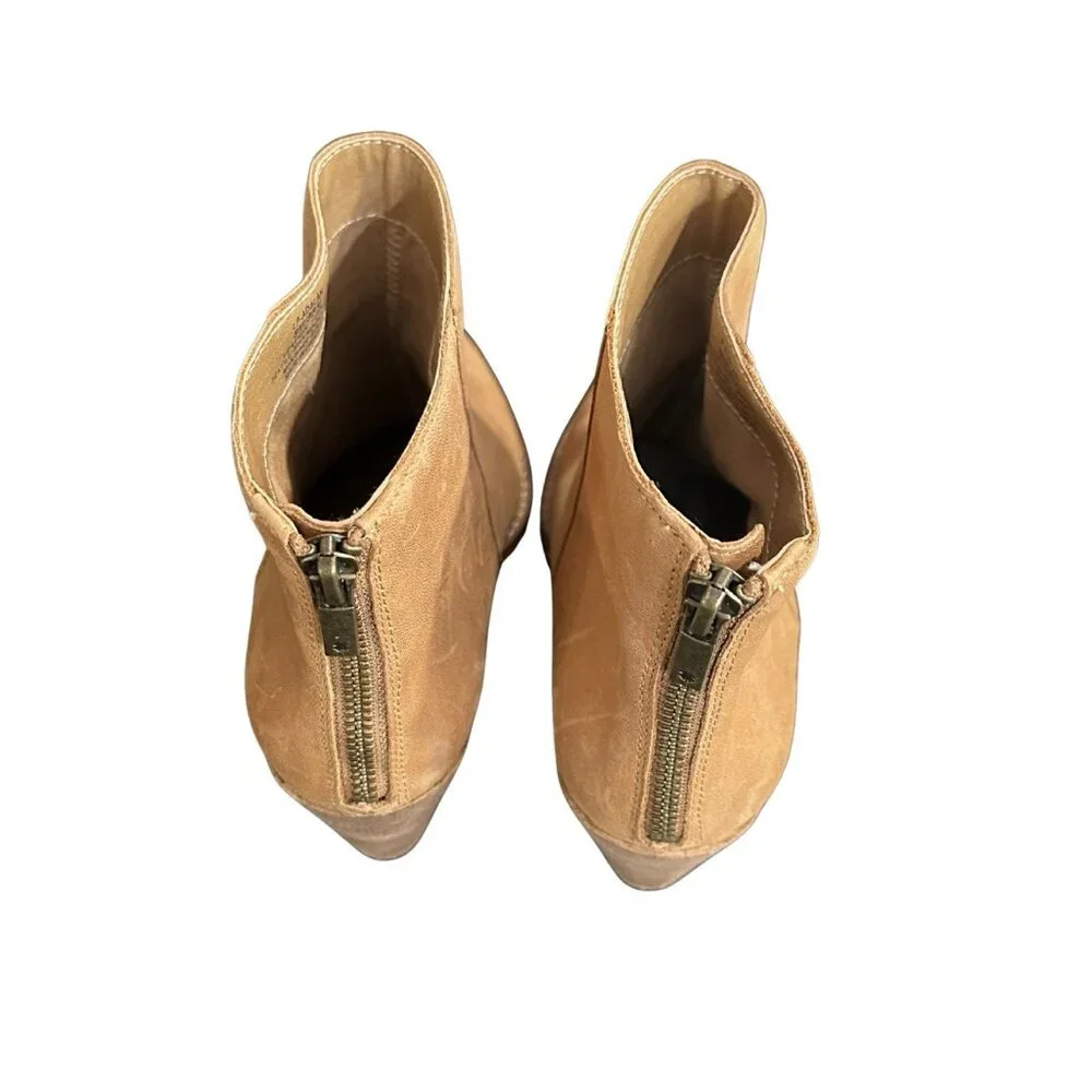 Lucky Brand Women's Tan Leather Boots 8 - Excellent condition- A16 - Picture 4 of 4